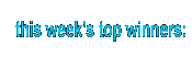 this week's top picks: